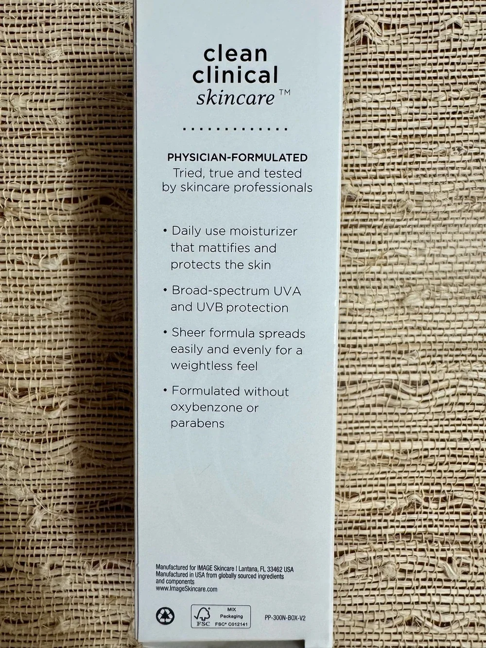 Image Skincare Prevention + Daily Matte Moisturizer Broad Spectrum SPF 30